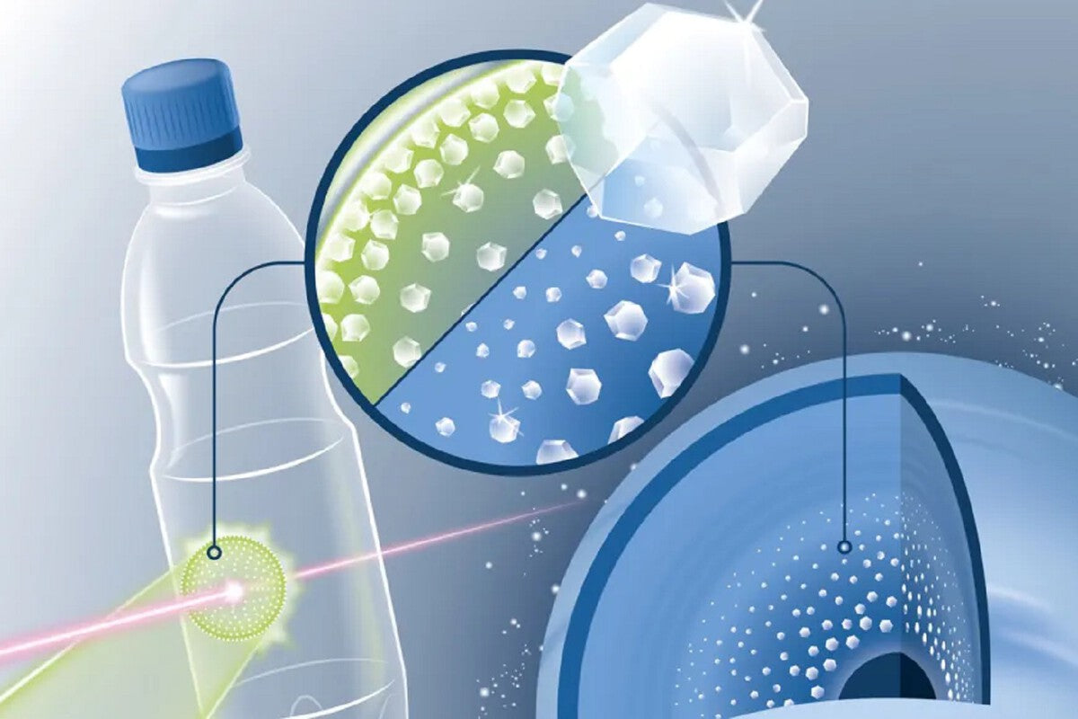Scientists Turn Plastic Into Billions of Nanodiamonds Using Laser Shots