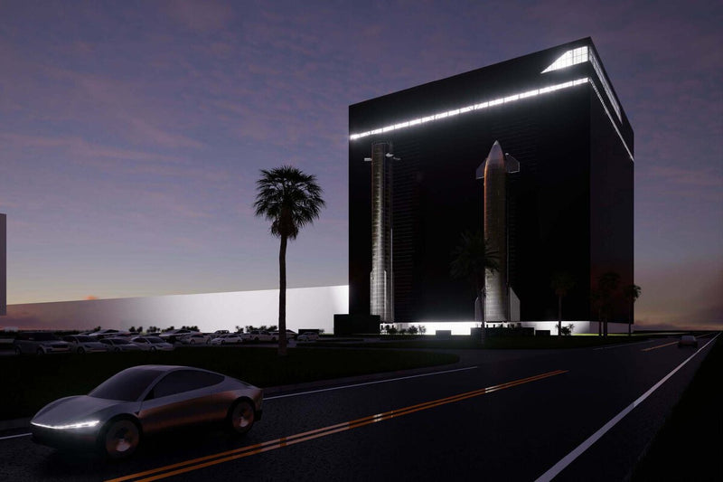 SpaceX Gigabay: 24 Work Zones, 400-Ton Cranes, 380 Feet Tall