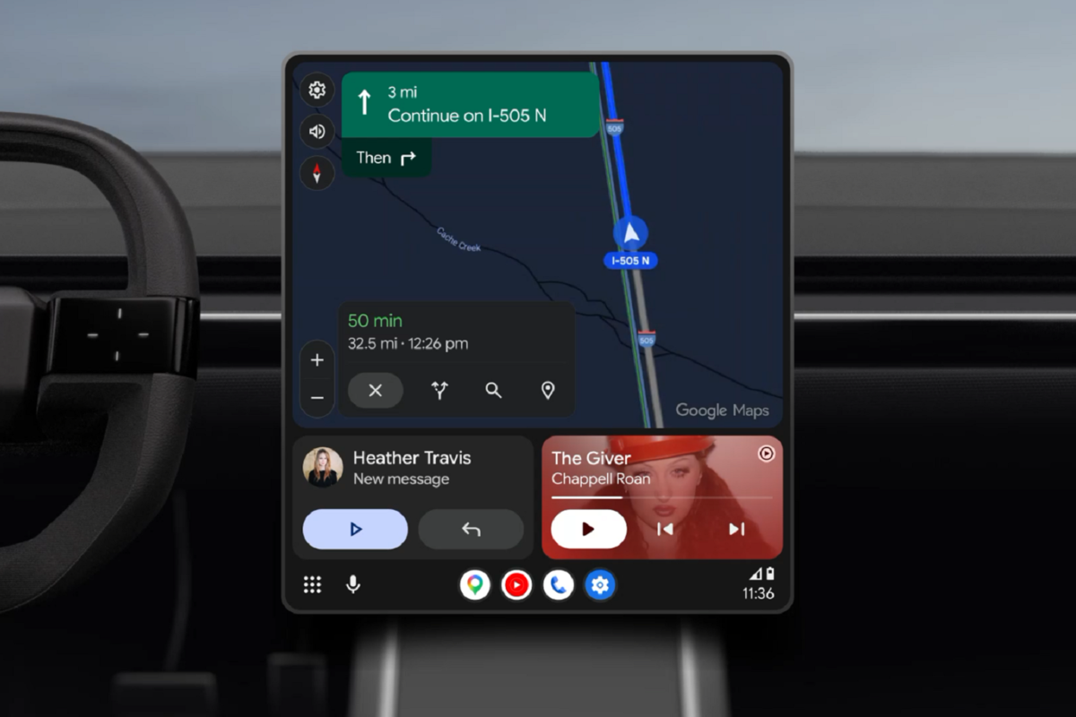 Gemini in Your Car: AI Access to Gmail, Calendar, and Maps