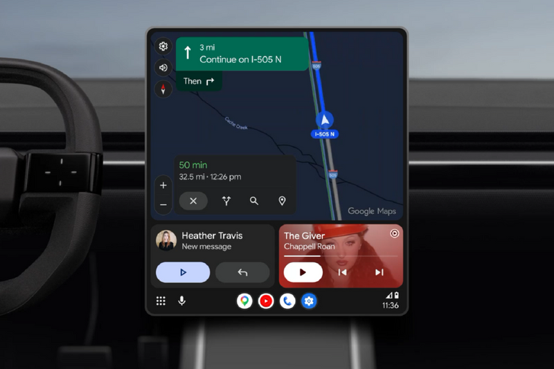Gemini in Your Car: AI Access to Gmail, Calendar, and Maps