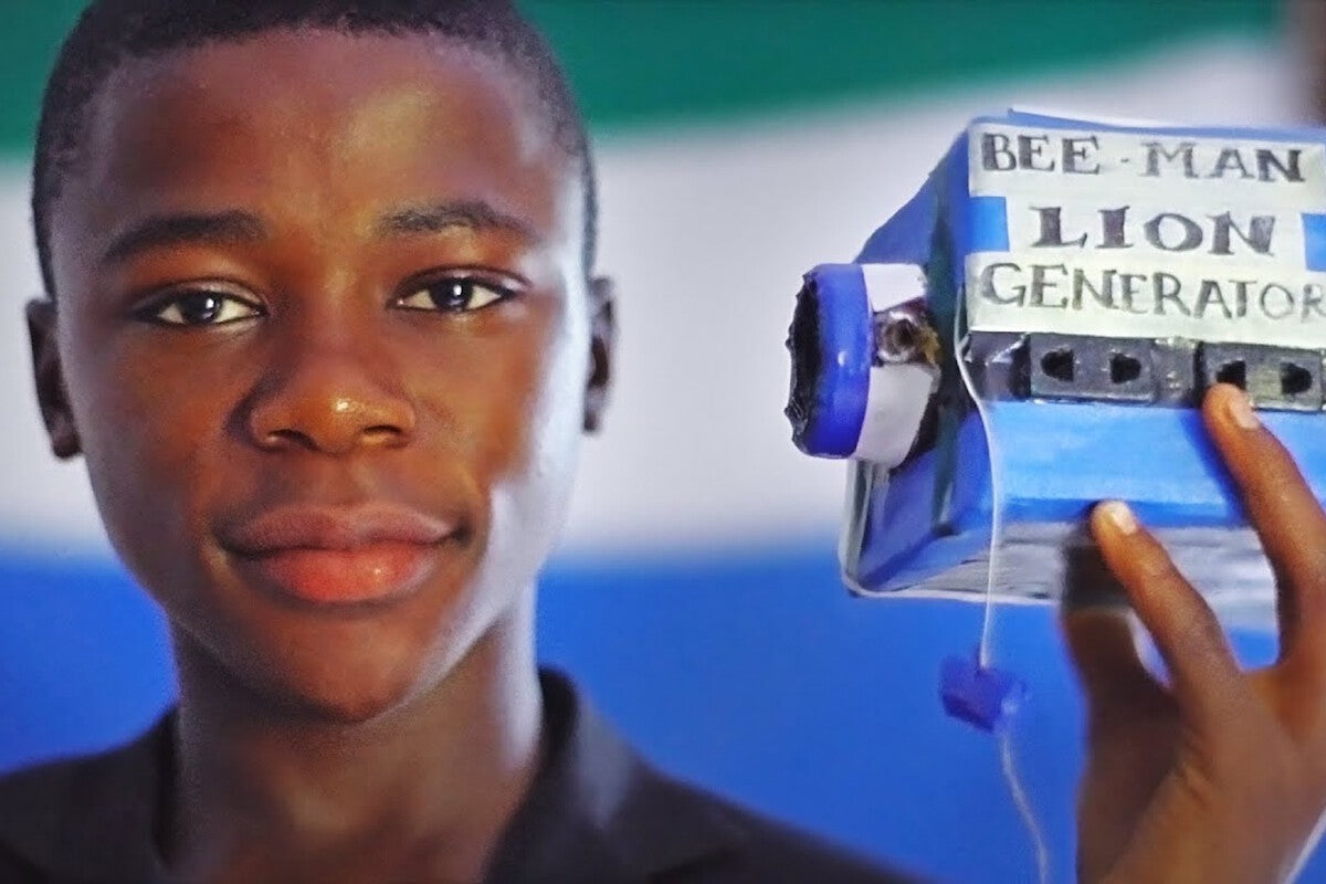 Sierra Leone Teen Kelvin Doe Built a Battery and Reached MIT