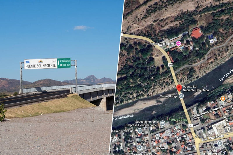 Honduras Hurricane-Proof Bridge Left High and Dry by Mitch