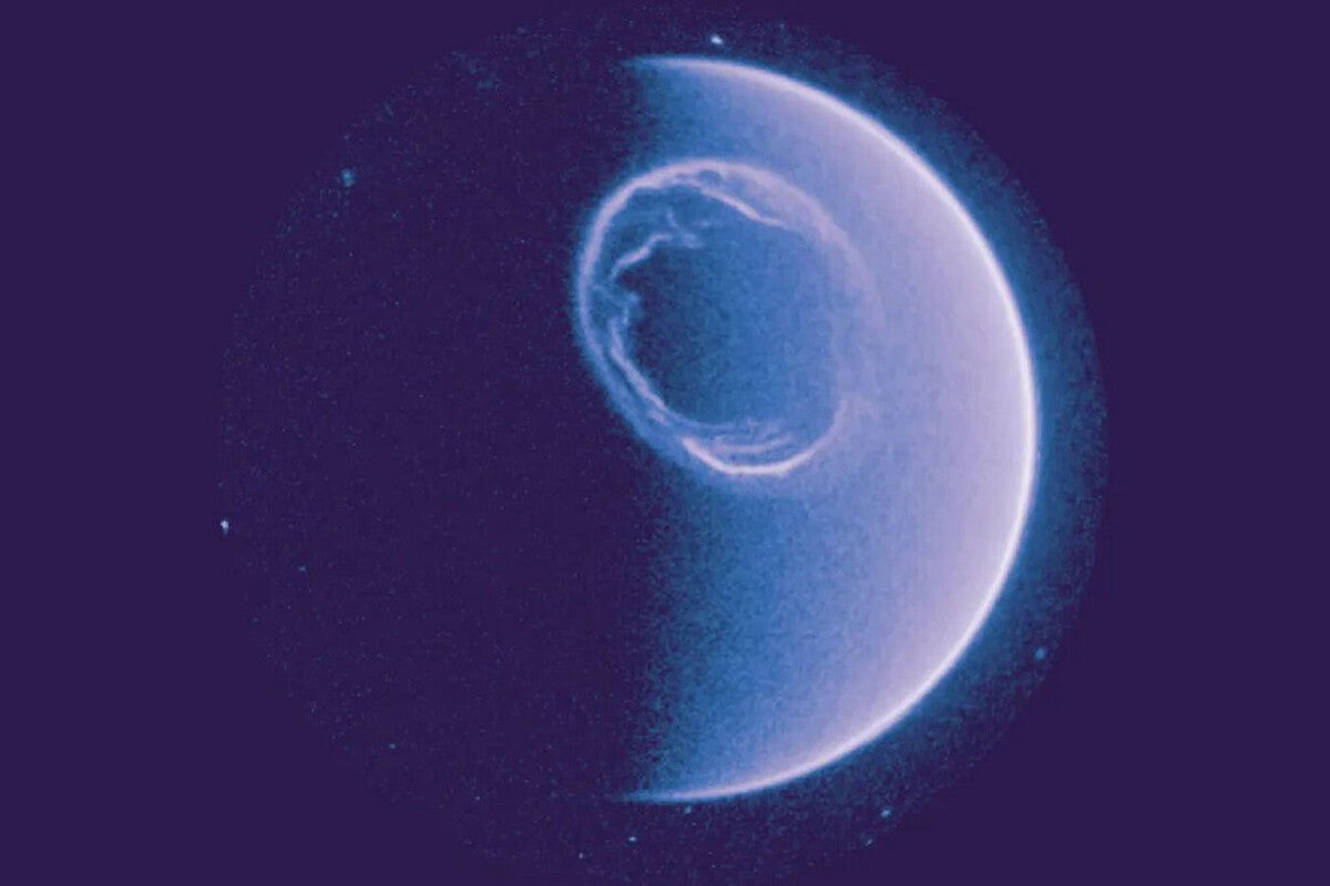 ESA and China Capture First Full Aurora Ring Image From Space