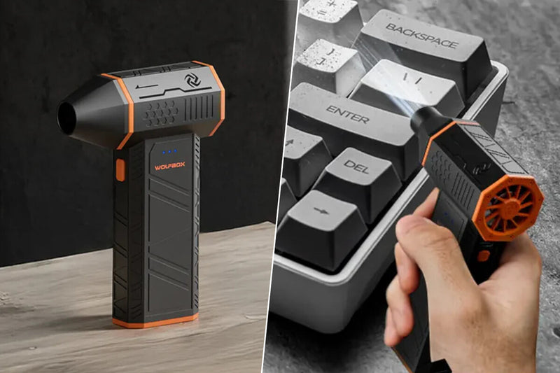 Wolfbox Mega Flow 50: The Superpowerful Air Blower for Dust-Free Keyboards