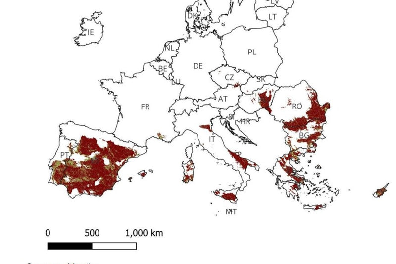 Desertification in Europe: Half of Spain at Risk, New Map Reveals