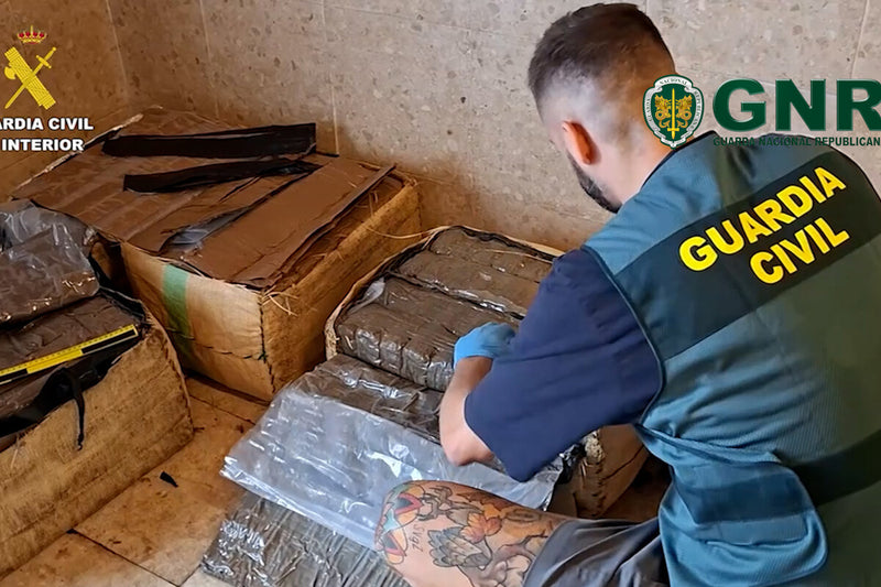 Guardia Civil Busts 10-Ton Hash Highway on Spain-Portugal River