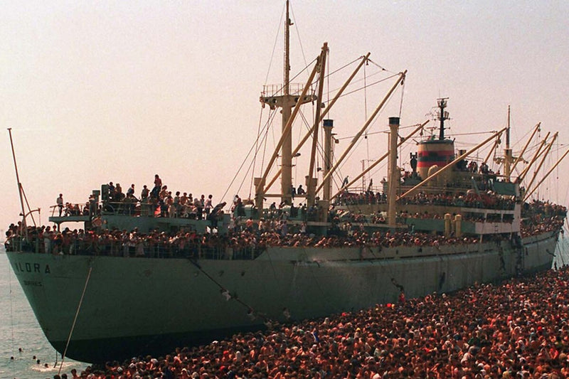 The Vlora Ship: When 20,000 Albanians Overwhelmed Italy in 1991