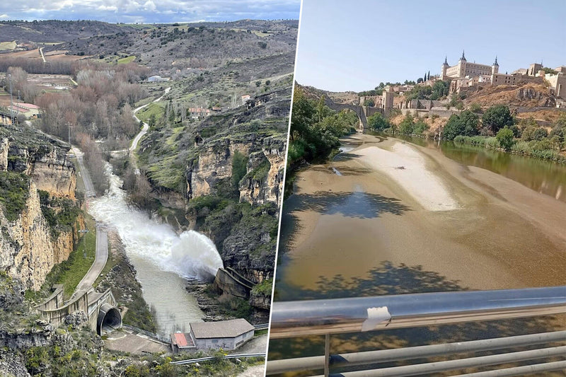 Tajo River in Toledo: From Record Floods to Crossable on Foot