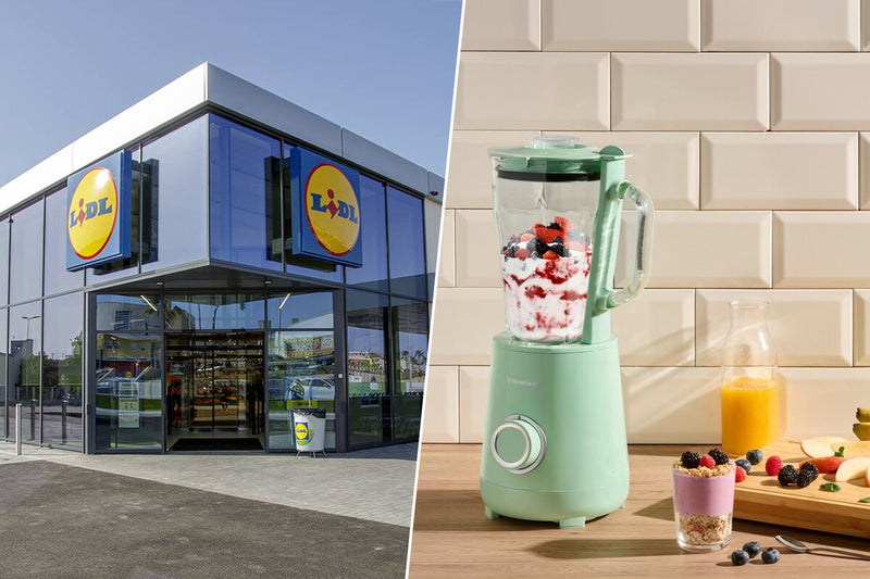 Lidl's Pastel Blender: 600W Retro Smoothie Maker for Summer
