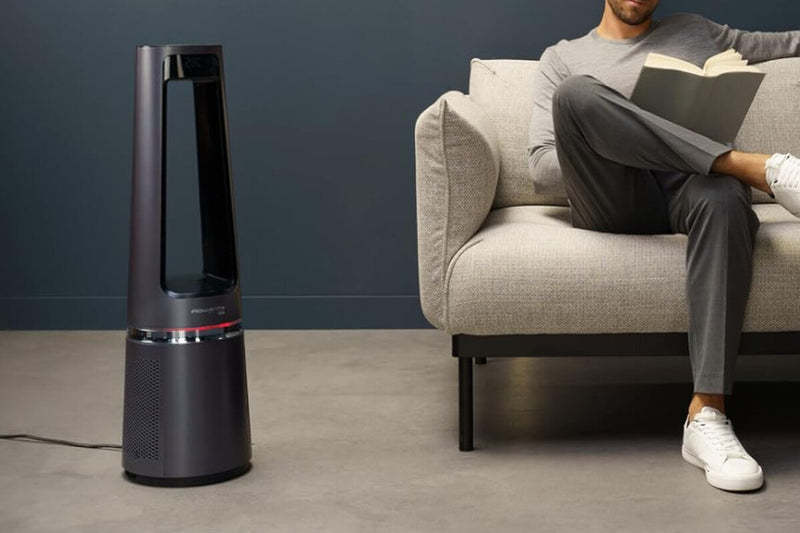 Rowenta Eclipse Bladeless Fan: 3-in-1 Cooling, Purifying, and Heating