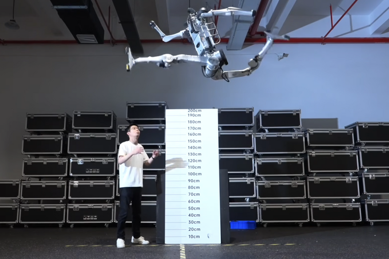Unitree Superman Humanoid Robot Jumps Higher and Runs Faster Than Humans
