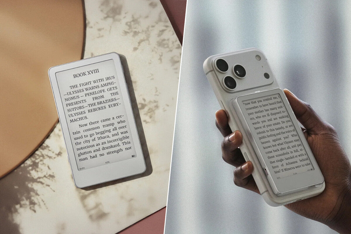 Boox Picco: Pocket E-Reader That Clips to Your Phone for Reading Anywhere