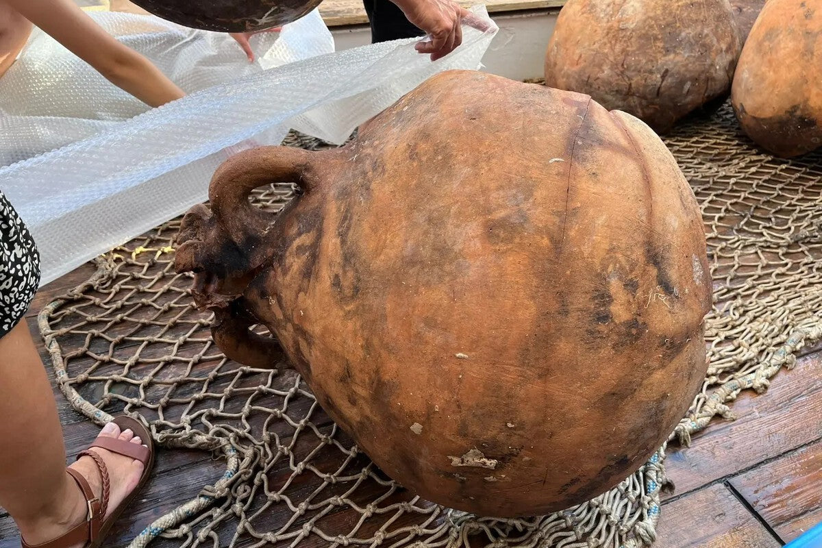 Roman Amphorae Found by Accident: 26 Jars in Formentera