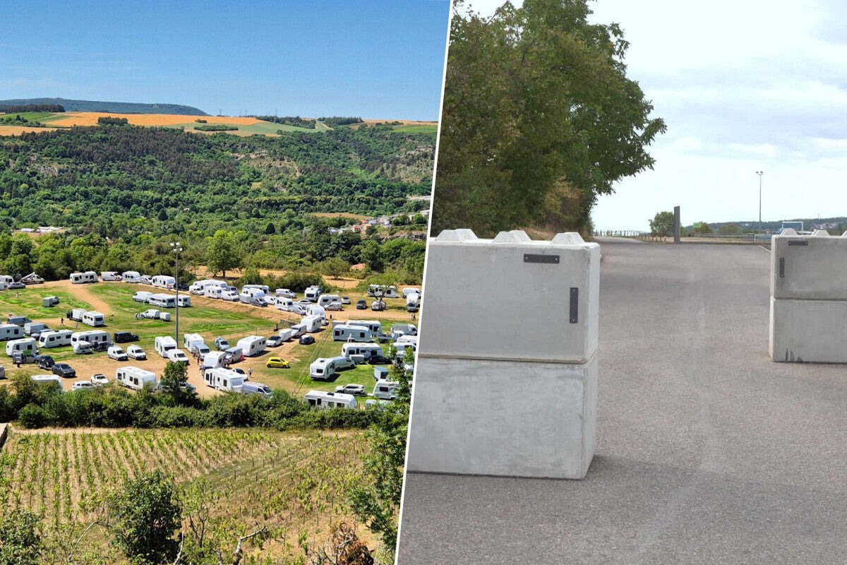 France Caravan Influx: Towns Build Concrete Walls to Block Overnight Stays