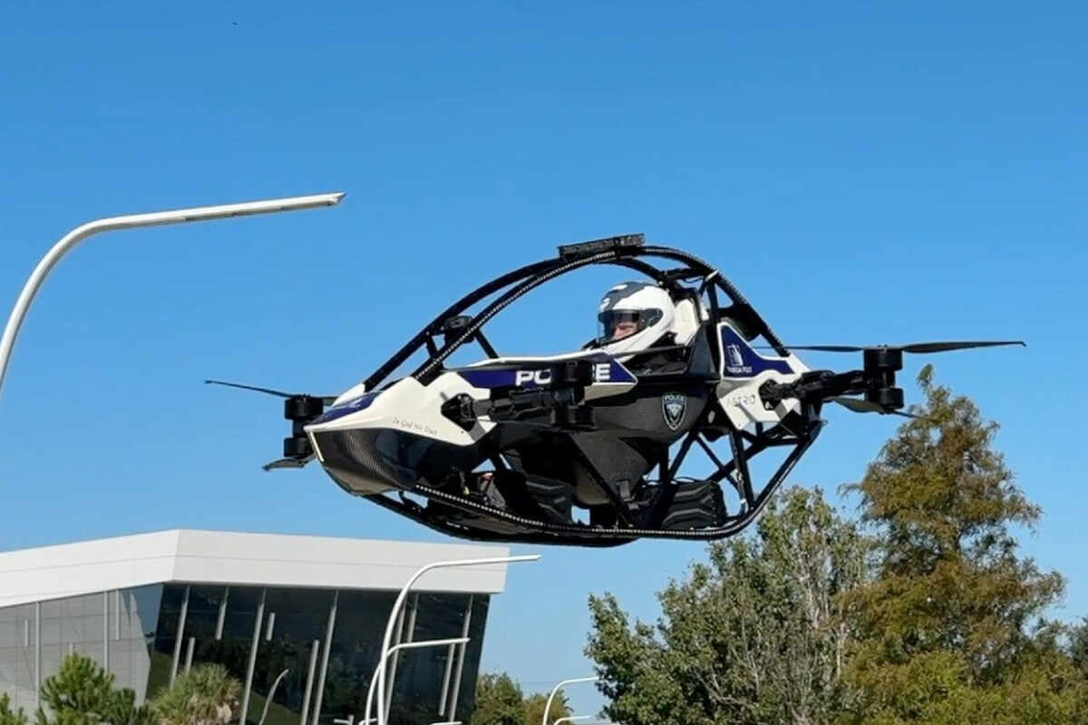 Florida Police Deploy One-Person Drone Patrol at 101 km/h