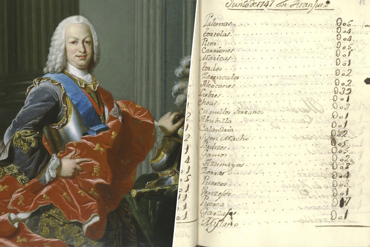 King Ferdinand VI's 18th-Century Hunting Log Becomes a Biodiversity Treasure