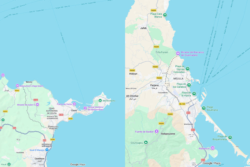 Google Maps Border Dispute: Ceuta and Melilla Sovereignty