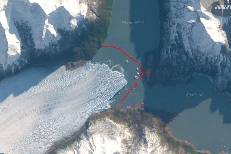 Perito Moreno Glacier Retreat Confirmed by Satellite Data