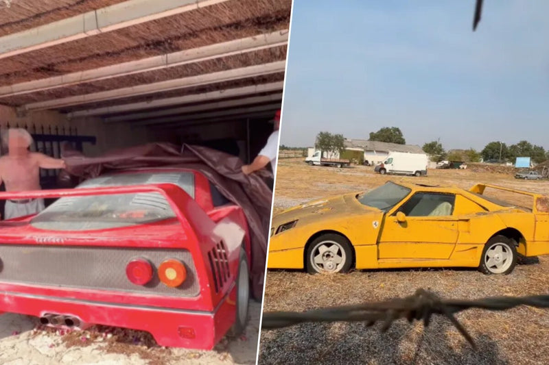YouTuber Finds Two Abandoned Ferrari F40s on Google Maps: The Real Story