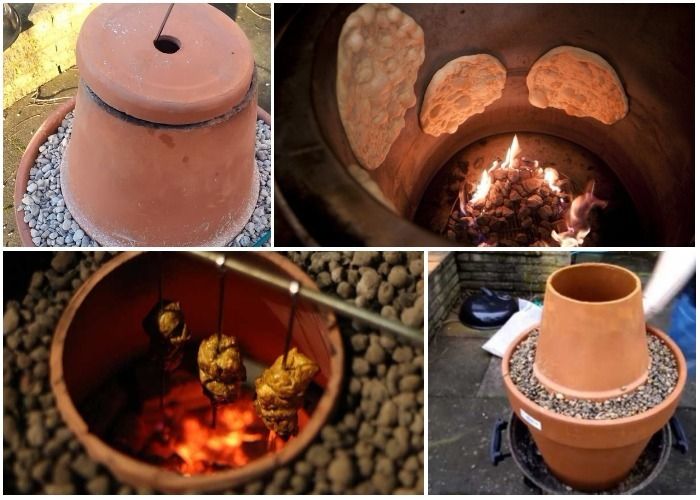 How to make a tandoor oven with pots! - grandgoldman.com