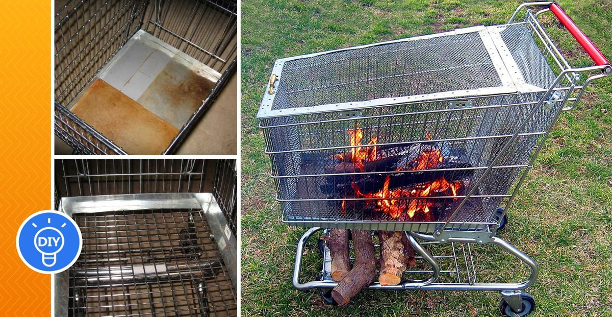 Portable Campfire with Storage Rack - grandgoldman.com