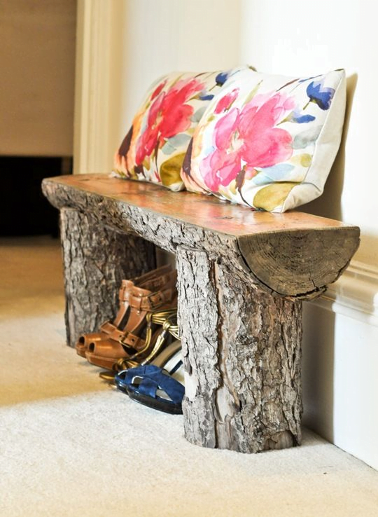 Amazing ideas for using logs to remodel your home! - grandgoldman.com