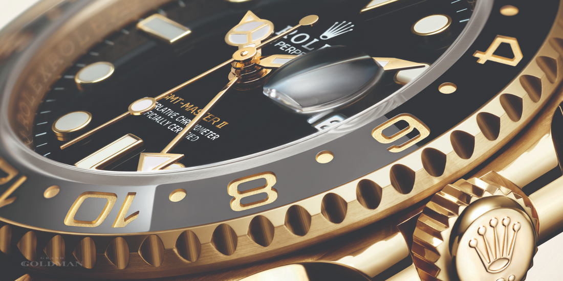 Best Rolex Watches to invest in - Watches and Wonders 2023: Rolex New GMT-Master II Black and Gold close up