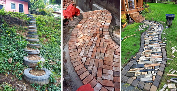 11 creative paths you can build to improve your garden! - grandgoldman.com
