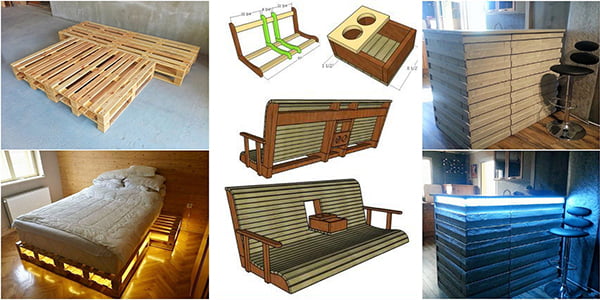 Easy Inventions made with wooden pallets! - grandgoldman.com