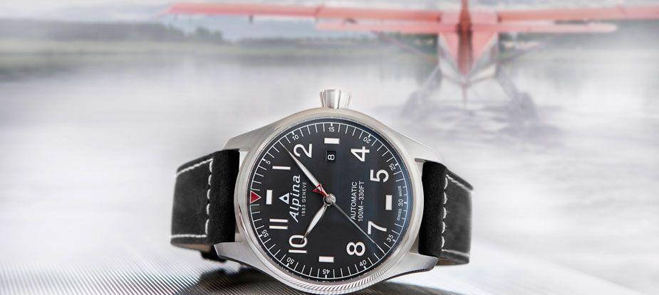 Fly with the Alpina Startimer Pilot Automatic, Swiss precision for everyone - grandgoldman.com