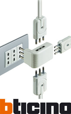 Space-Saving Multiple Power Strips: Install Behind Furniture