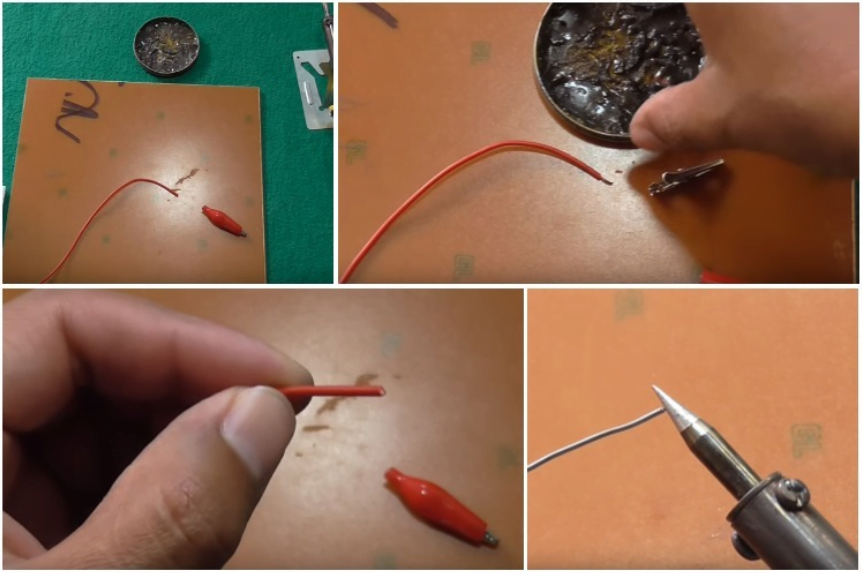 Learn to use the soldering iron or electric soldering iron - grandgoldman.com