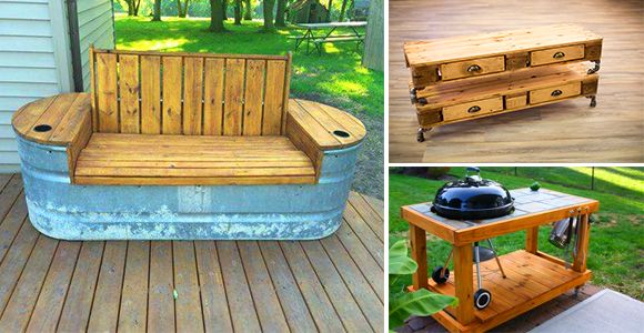 Projects made with pallets to renew the exterior of your house this summer! - grandgoldman.com