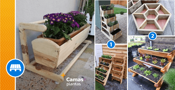 Wooden supports to store your plants - grandgoldman.com