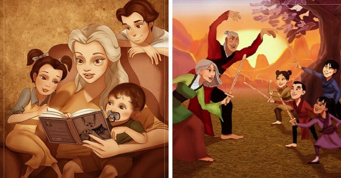 8 Hilarious Pics Disney Princesses Enjoying Their Old Age After Their Adventurous Lives