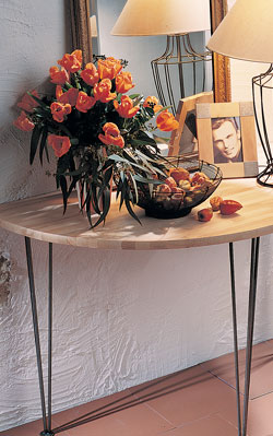 DIY Slatted Wood Console Table: A Stylish Weekend Project