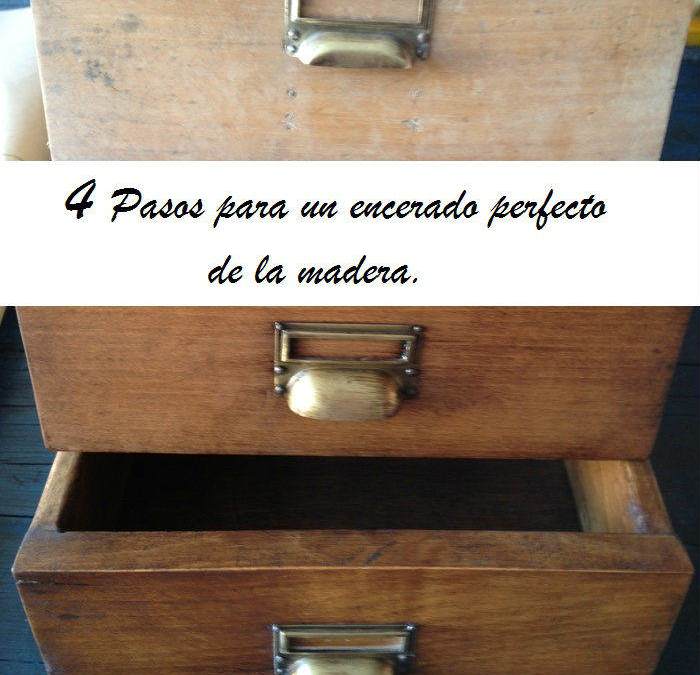 Wax drawers and surfaces in 4 simple steps - grandgoldman.com