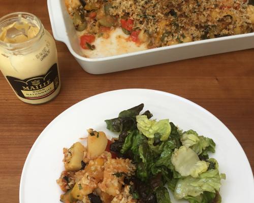 Ratatouille and Potato Gratin Recipe: Easy Summer Dinner