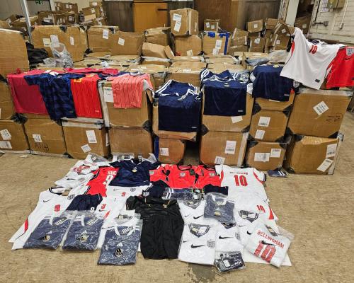 Fake Football Shirts Seized in Major UK Counterfeiting Raid