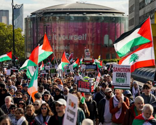 London Palestine Protest: Thousands March Against Arms Trade