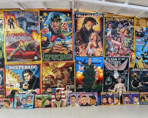 Ghanaian Hand-Painted Film Posters: From Street Ads to Collectibl