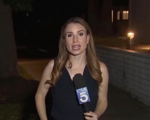 Reporter Stays Cool as Cockroach Crawls on Her Live TV