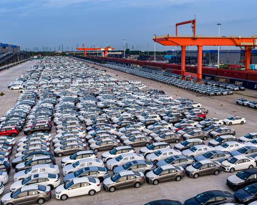 China Car Exports Top 1 Million Monthly for First Time