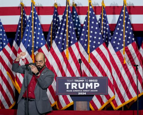 White House Teleprompter Operator on Leave Over Trump Speech Bets