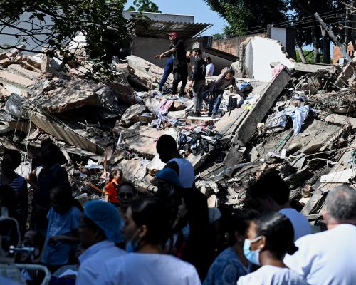 Colombia Earthquake Rescue Efforts After 7.4 Magnitude Quake