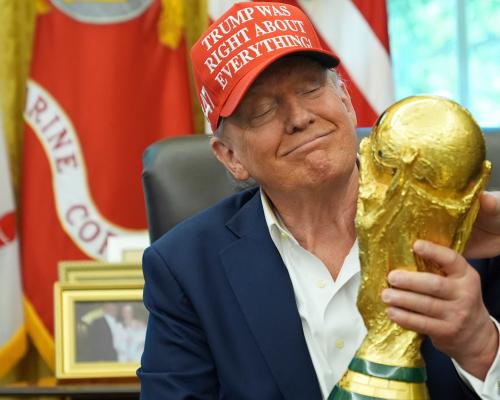 Trump Takes Center Stage at Geopolitics World Cup Final