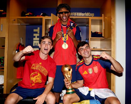 Spain World Cup Win: Celebrations with Louis Vuitton Trunks