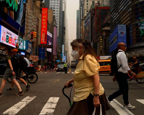 Canadian Wildfire Smoke Chokes New York City with Hazardous Air