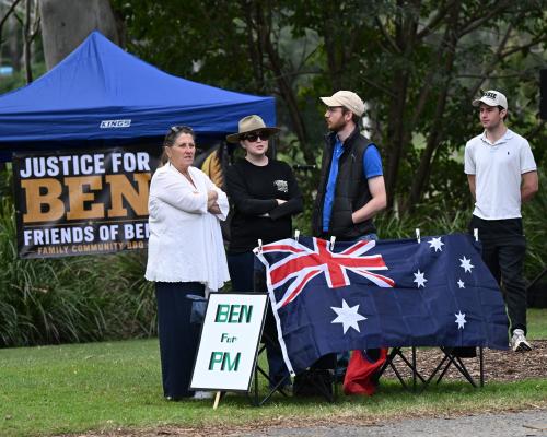 Pauline Hanson Backs Ben Roberts Smith at Rally - grandgoldman.com