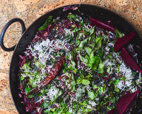 Beetroot Leaf Poriyal: South Indian Spiced Greens Recipe